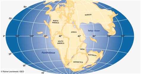 Dérive Des Continents Cette Animation Retrace 235 Millions Dannées D