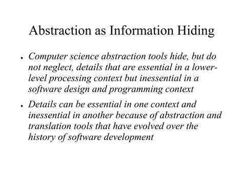 Ppt Abstraction In Computer Science Timothy Colburn Gary Shute
