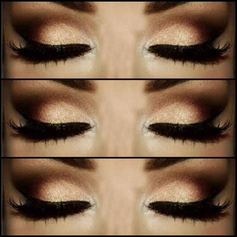 TUTORIAL: Brown And Gold Smokey Eye - Musely