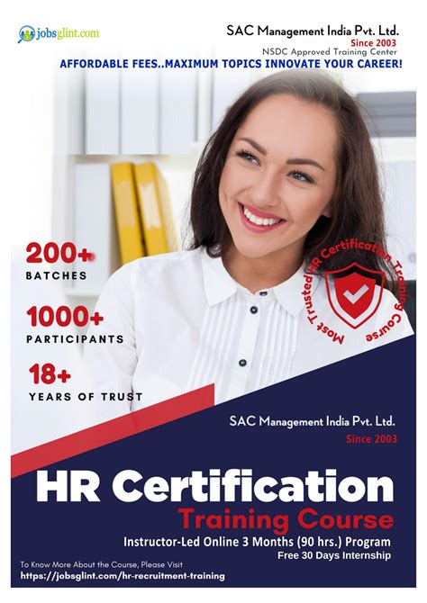 Hr Training Online Certification Course By Sacmanagementindia Issuu