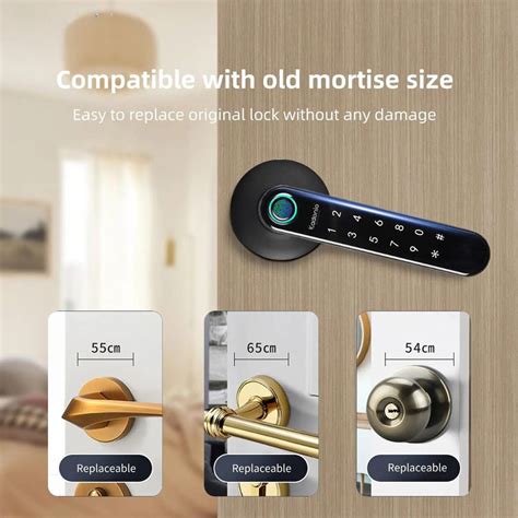 Kadonio Smart Handle Door Lock Home Fingerprint Electronic Door Lock