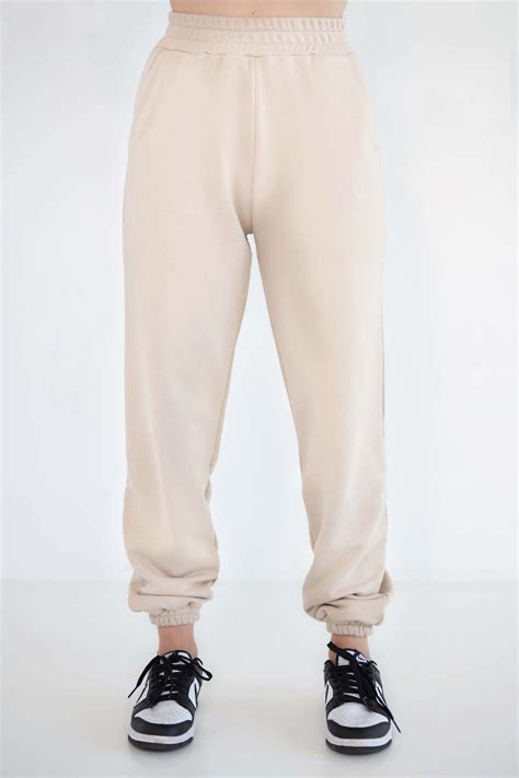 High Waisted Beige