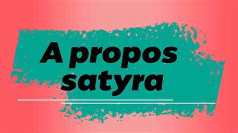 Cosmo Po Polsku Propos Satyra A Propos Satyra Cosmo Po