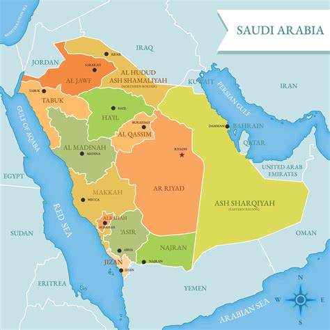 Mapa Da Ar Bia Saudita Vetor No Vecteezy