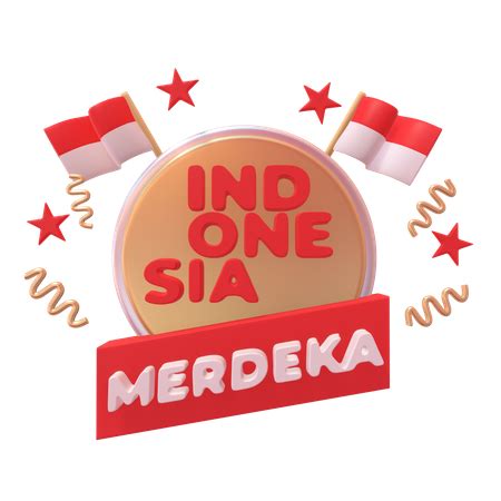 1,402 3D Indonesia Merdeka Badge Illustrations - Free in PNG, BLEND ...