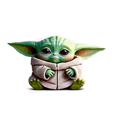 Download Adorable Baby Yoda Character Png 05062024