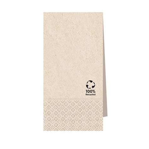 212 47 SERVILLETAS ECOLABEL 2 CAPAS P 1 8 18 G M2 40x40 CM NATURAL