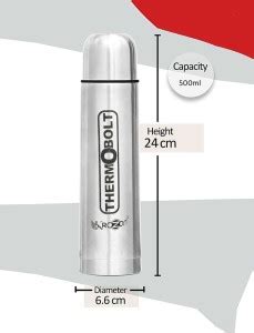 Krozon Thermosteel Flip Lid Flask 24 Hours Hot And Cold Beverages Insulated 500 Ml Bottle Buy