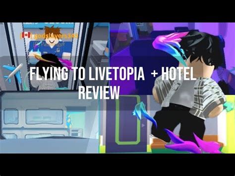 Travelling To Livetopia Hotel Review Roblox Youtube