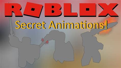 Roblox Added Secret Animations To Roblox Gears Youtube