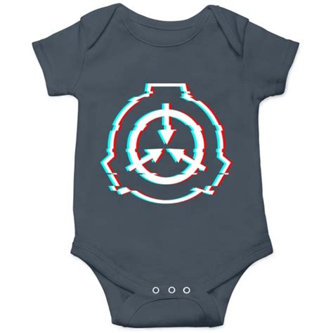 Thaumiel Scp Onesies Scp Foundation Logo Emblem Glitch Effect