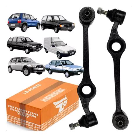 Kit Par Braço Oscilante Fiat Completo Uno Fiorino Elba 84 10 Frete grátis