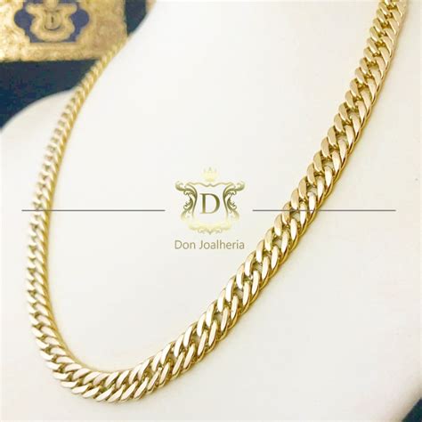 Corrente Grumet Duplo 17g Em Ouro 18k 750 Don Joalheria