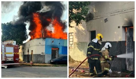 Morador Fica Ferido Durante Inc Ndio Em Casa Em Pirapora Grande