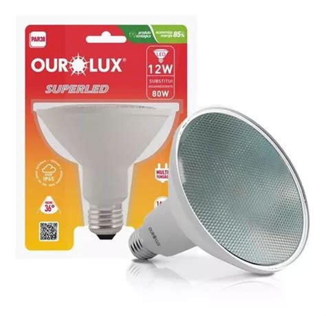 Lámpara Super LED Par 38 12 W E27 luz blanca fría Ourolux color