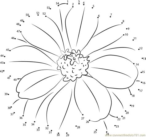 Flower Do A Dot Printable Printable Templates