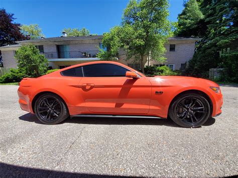 Competition Orange Mustang Gt