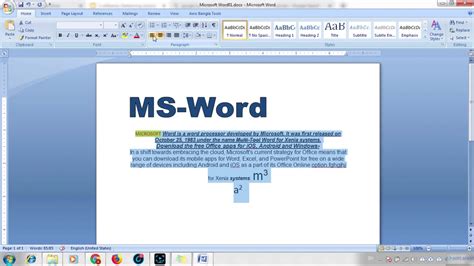 Parts Of Home Tab In Ms Word