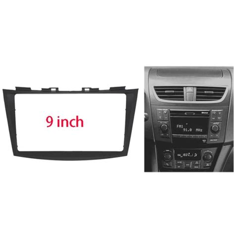 2X 2 Din Radio Fascia For SUZUKI Swift Ertiga DVD Stereo Frame Plate