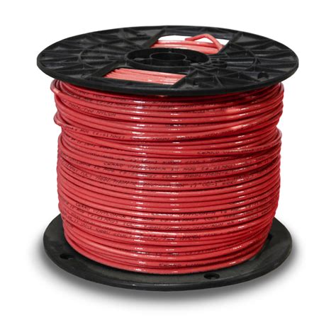 THHN 12 AWG Stranded Red Copper Building Wire 500 FT Spool Order By The