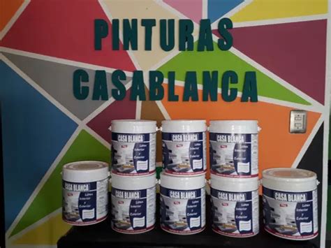 Galon Pintura De Caucho Color Blanco Ostra Marca Casablanca Mercadolibre