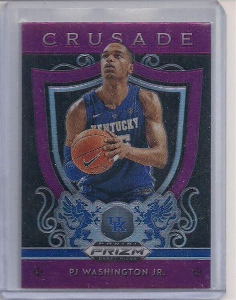 2019 Panini Prizm Draft Crusade Purple Prizm PJ Washington EBay