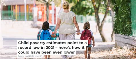 Child Poverty Estimates Point To A Record Low In 2021 Heres How It