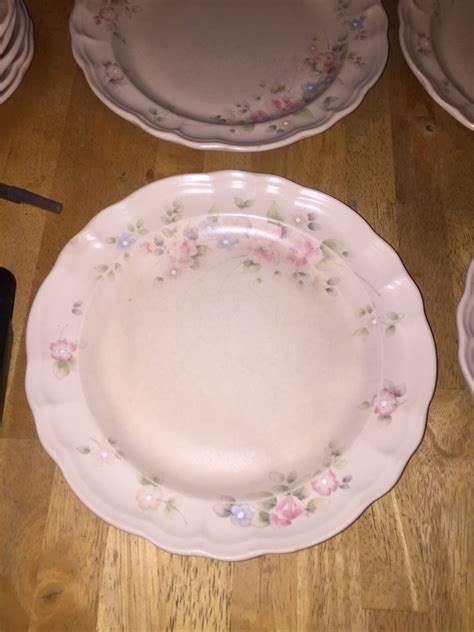 4 Pfaltzgraff Tea Rose Dinner Plates 10 12 Vgc Ebay