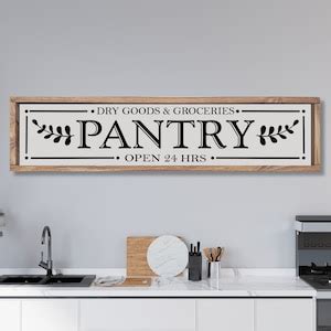 Pantry Sign - Etsy