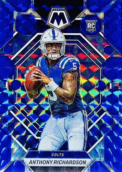 Anthony Richardson Mosaic Blue Price Guide Sports Card