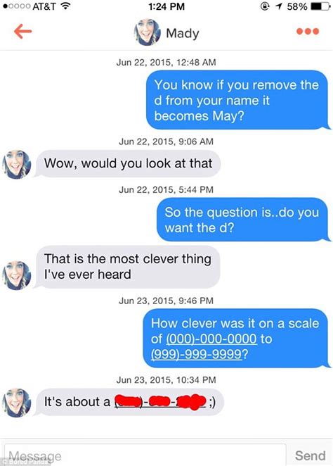 People Share The Best Openers They Have Received On Tinder Daily Mail