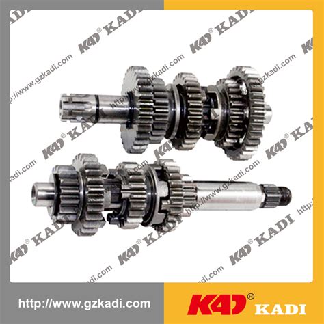 Motorcycle Spare Parts Transmission Set Main And Counter Shaft For