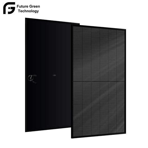 China All Full Black Solar Panel W W W W Half Cell Solar