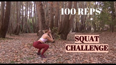 Rep Squat Challenge Bubble Butt Toned Legs Youtube