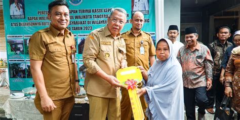 Bedah Rumah Bikin Tenang Doa Untuk Pemkot Tangsel Pun Ikut Tercurahkan