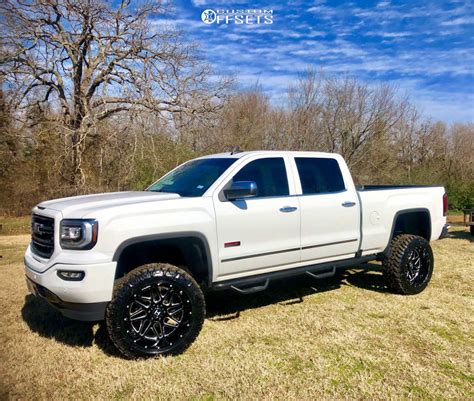 2016 Gmc Sierra 1500 Wheel Offset Aggressive 1 Outside Fender Suspension Lift 7 718033