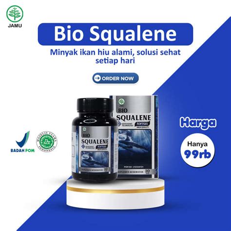 Bio Squalene Original Bio Squalene Isi Softgel Herbal