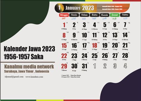 Hari Baik Januari 2023 Di Kalender Jawa