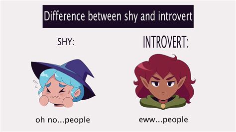 Lily On Twitter Shy Vs Introvert Highguardianspice