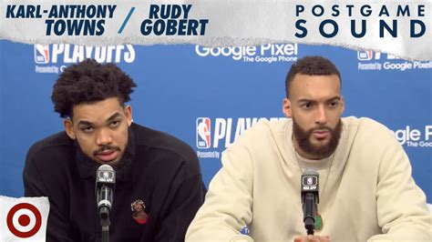 Its Definitely A Tough One Rudy Gobert Karl Anthony Towns