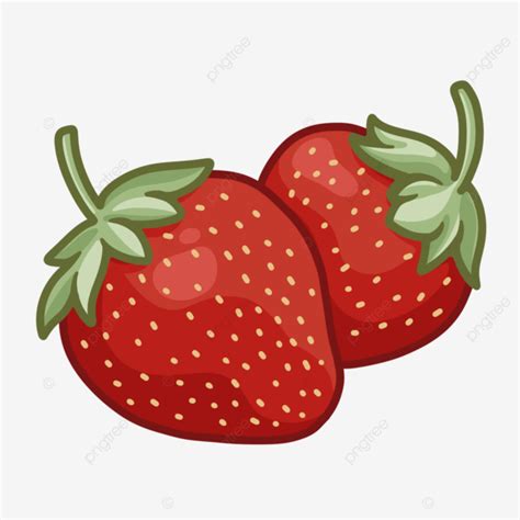 Dibujo De Frutas De Fresa A Mano Png Dibujos Fresas Frutas Rojo Png