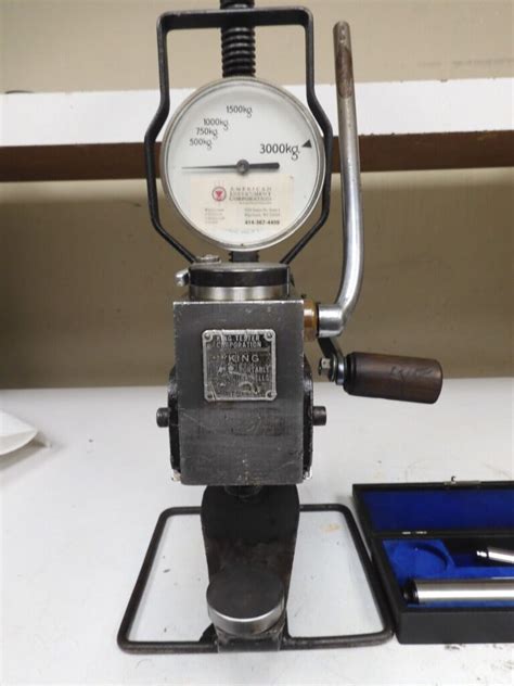 Newage King Test Portable Brinell Hardness Tester Calibrated W Scope