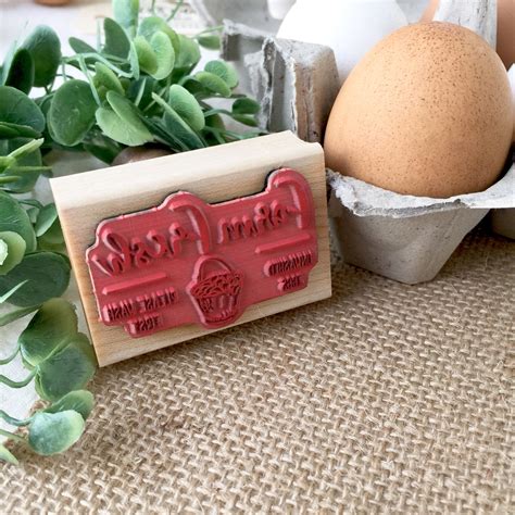 Unwashed Eggs Carton Stamp Egg Carton Stamp Duck Eggs Etsy