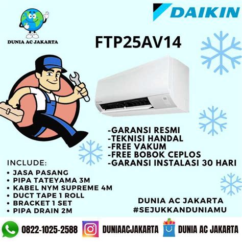 Jual Ac Daikin Breeze 1 2 Pk Ftp15av14 Standard Malaysia Free