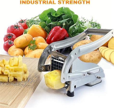 Stainless Steel Potato Chopper Vegetable French Fries Chips Cutter With