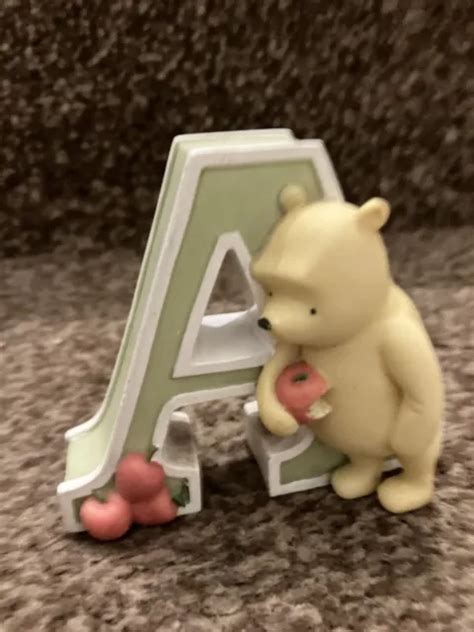 DISNEY WINNIE THE Pooh Pooh S Alphabet Letter A Michel Figurine