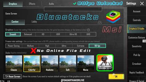 Bluestacks MsiHuawei New Model 90 Fps Enable Without Any Gfx Tool Or