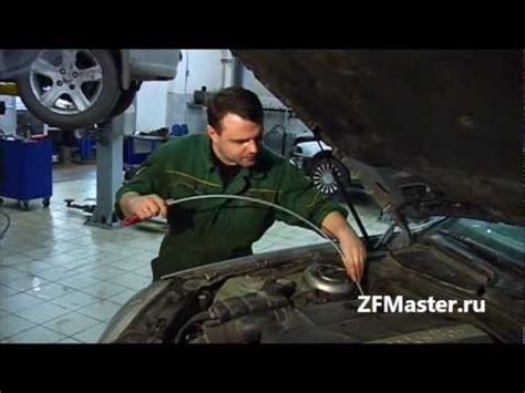 Контроль уровня масла в КПП Мерседес - YouTube