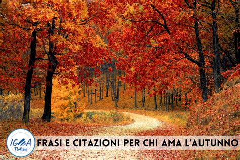 Le Frasi E Le Citazioni Pi Belle Per Chi Ama L Autunno Igea Notizie