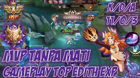 Push Mmr Top Global Edith Exp Is Back Mvp Tanpa Mati Is Real Mobile